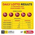 happy lucky lottery result